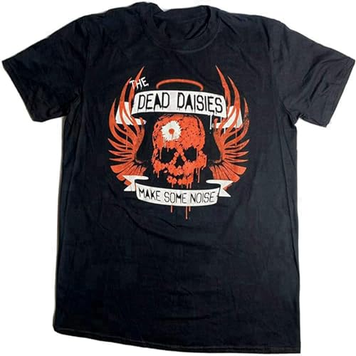 Daisies Dead Daisies The Dead - Camisetas de manga corta unisex para hombre, 100 % algodón, color negro, Negro, XXL