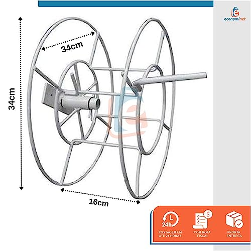 Enrolador Suporte de Mangueira de Jardim