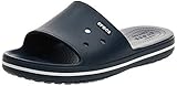 Crocs Crocband III Slide, Sandalias de Punta Descubierta Unisex Adulto, Azul (Navy/White 462), 41/42 EU