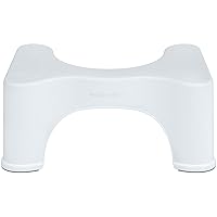 Vista 9 de Squatty Potty The Original - Taburete de inodoro para baño, color blanco, 9 pulgadas (paquete de 2)