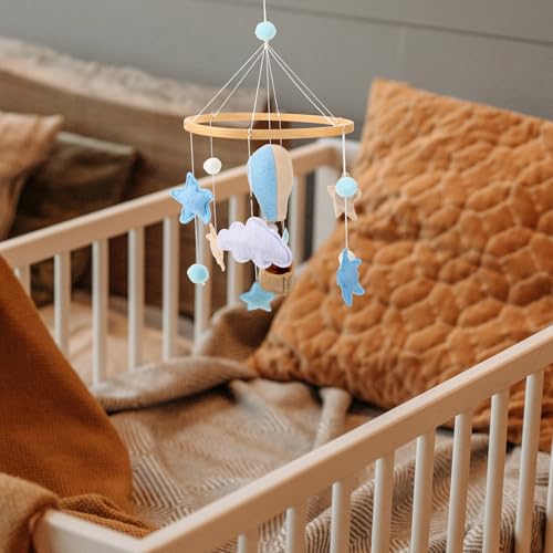 Mobile pour lit de bébé en feutre style scandinave - 7