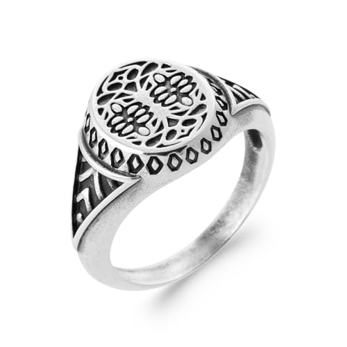 Bague chevalière argent 925 tribal pour sublimer le style masculin