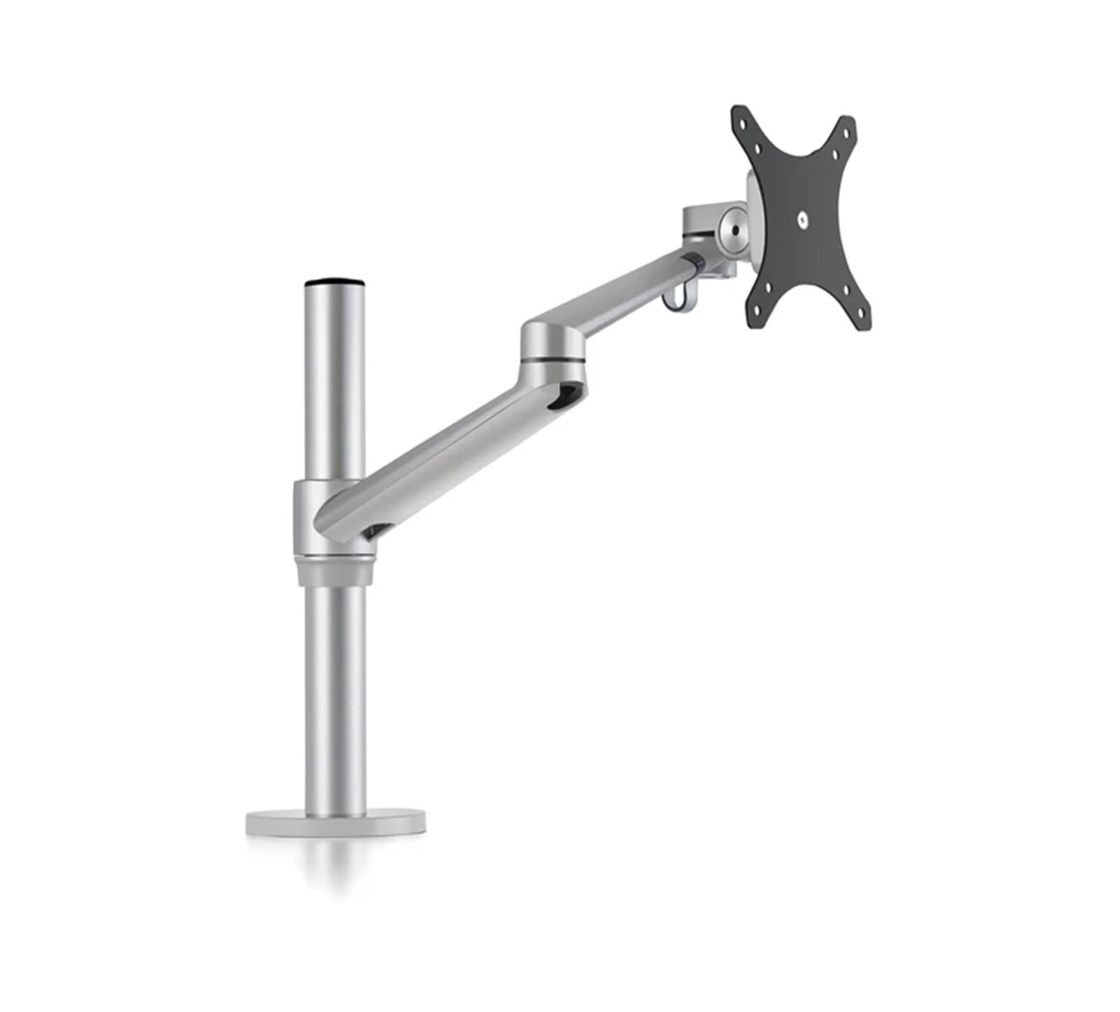 Bras plein mouvement moniteur de bureau OL-1 en aluminium gris pour ecran 17-32 pouces