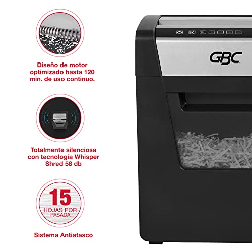 Fragmentadora de Papel, GBC, SX15-06, Supercorte em Partículas, 127v