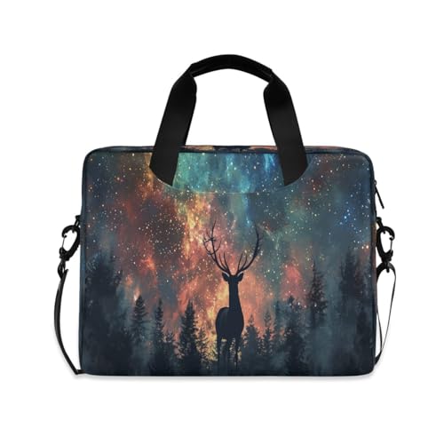 Bolsa para portátil ALAZA con estampado de ciervo y elk miniatura 1