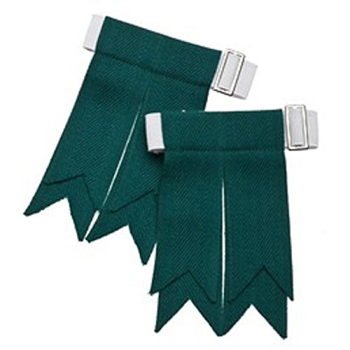 Vert bouteille solide de couleur unie porte-jarretelles double flashes Cover
