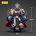JOYTOY Warhammer 40k Space Marine 2，Ultramarines Marneus Calgar, Chapter Master with MKX Gravis Armour and Gauntlets of Ultramar 1/18 Action Figure Collect and Display Model