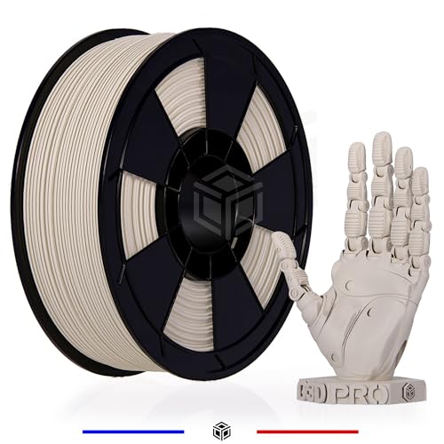 Filamento ABS Blanco Nieve para Impresoras 3D - 1.75 mm - 1 kg - Tolerancia ± 0.03 mm - Color Crema RAL 9001. - Fernando Cortés