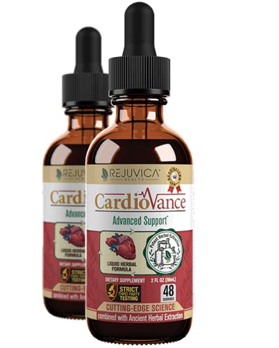 CardioVance - Heart Health & Cardiovascular Support Supplement - Liquid Delivery for Better Absorption - Hawthorne, Hibiscus, Arjuna, Olive Leaf & More! 2
