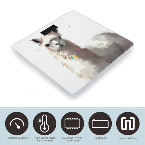 Báscula digital para baño Llama con alta precisión miniatura 3