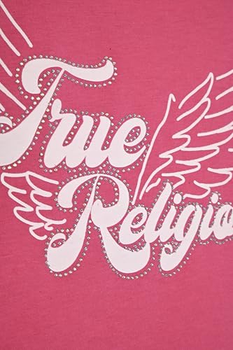 Image of True Religion Girls Short Sleeve Tee Shirt with Embelishments - Soft and Comfortable Girls T-Shirts