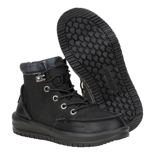 Image of HEYDUDE Boy's Youth Bradley Classic Boot | Water Repellent Lace Up Boot