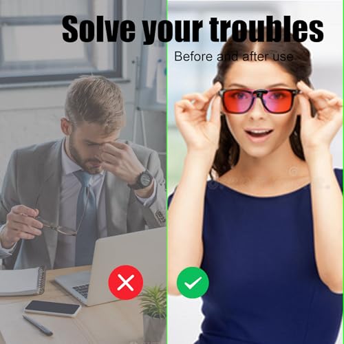Sikweny Clip on Sonnenbrille Aufsatz Anti-Blaulicht Sonnenbrillen Clip für Brille Umdrehen Blaulichtfilter Doppelseitige Beschichtung Sonnenbrillen Aufsatz Brille für Männlich Weiblich