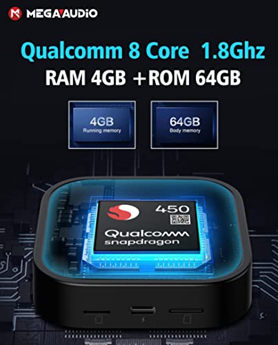 Image of Mega Audio Car Android Box Convert Your Existing Car Audio Into a Smart Android Unit with Wireless Carplay and Android Auto