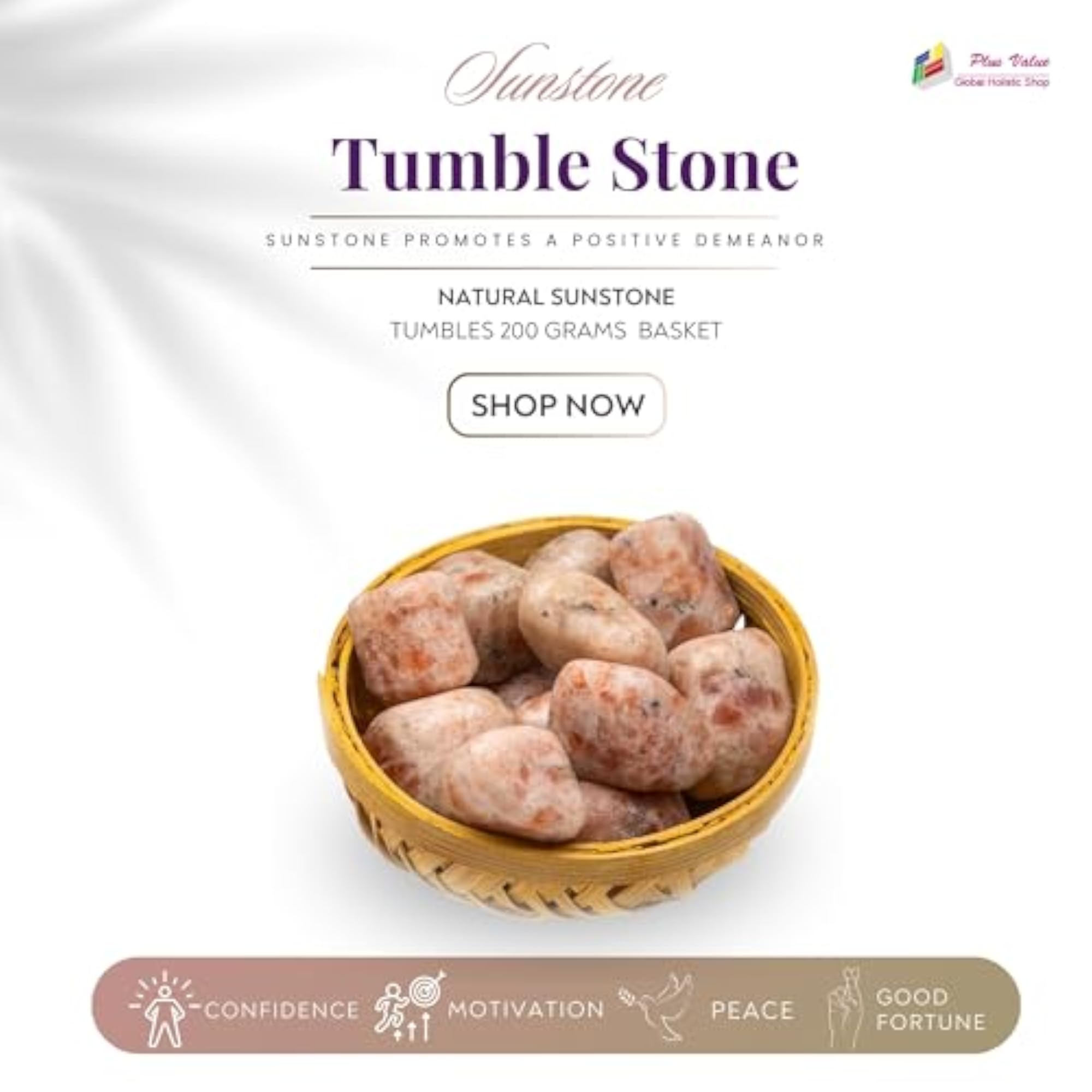 Sunstone Tumbled Stones for Vastu & Reiki Healing