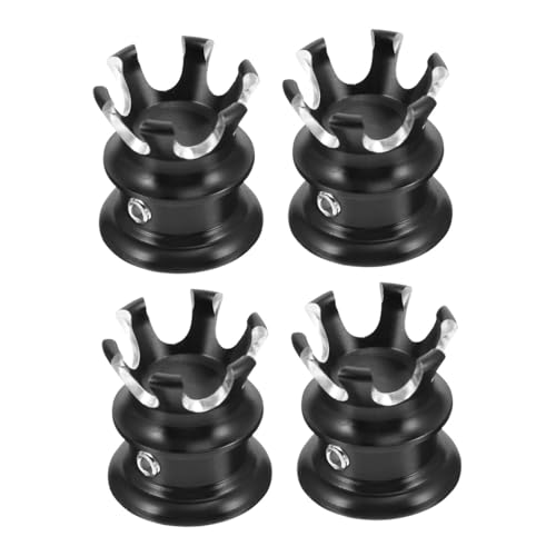 Tapas de tornillos de combustible de motocicleta PRETYZOOM de 4 piezas para evitar óxido en el depósito