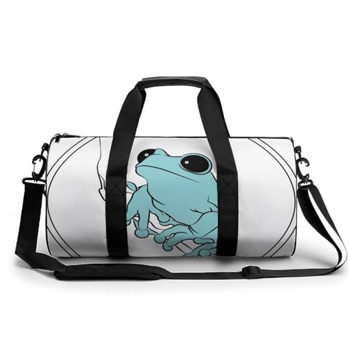 Sac de sport Grenouille Bleue duffel bag compact 45x23cm