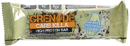 Grenade Carb Killa High Protein White Chocolate Cookie Bar, 60g