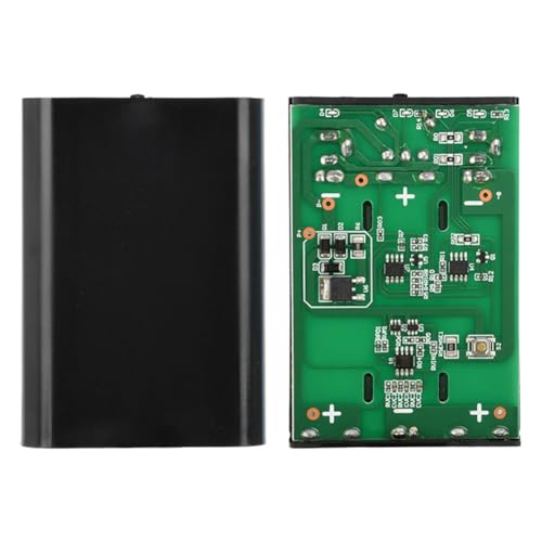 Buhdjfnke Power Bank Battery Box DC 5V 12V Mini UPS Dual Output Series Power Bank Battery Box con 3 18650 Kit Fai da Te per Custodie per Batterie Saldatura