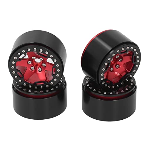 Moyeux de roue RC 2.2 en alliage rouge pour Axial SCX10 90046 et Defender
