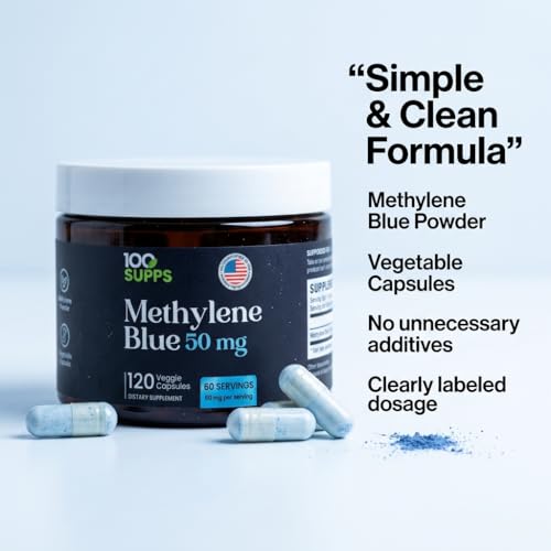 100 Supps Methylene Blue Capsules
