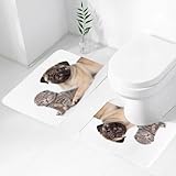 🏠SUPER ASSORBENTE🏠 - Questi lussuosi tappeti da bagno sono in grado di assorbire l'acqua e l'umidità rapidamente mentre esci dalla vasca da bagno, dalla doccia o ti prepari davanti al lavandino, mantenendo confort e calore ai tuoi piedi. In questo modo potrai mantenere il pavimento asciutto in modo efficace e prevenirlo da muffe o funghi.