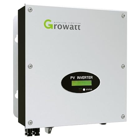Iacharya Silicon Stainless Steel Growatt Inverter 5KW 1PH (Grey, Standard Size)