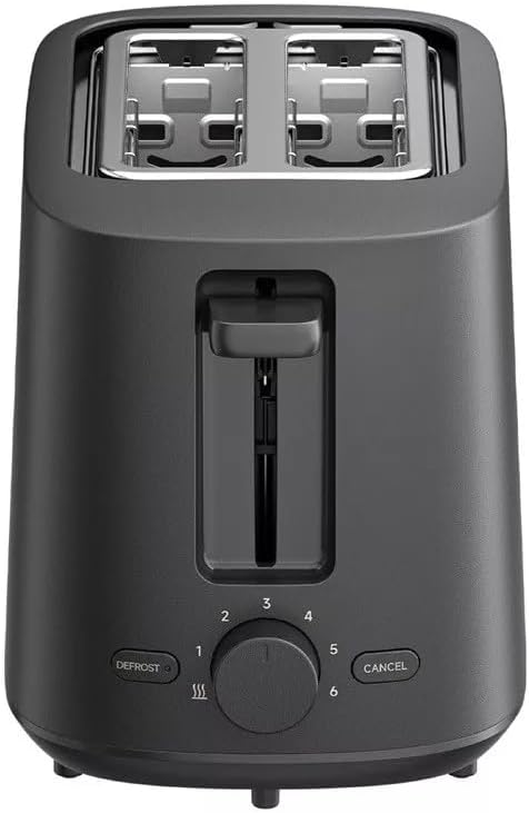 టాప్ view of the Xiaomi Toaster BHR8811EU showing two bread slots