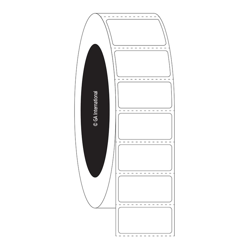 Cryogenic barcode labels 1.28" x 0.625" / 32.5mm x 15.9mm