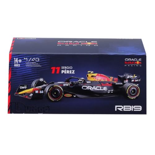Maisto 1:43 Escala Oracle Red Bull Racing RB19 Perez 2023 miniatura 4
