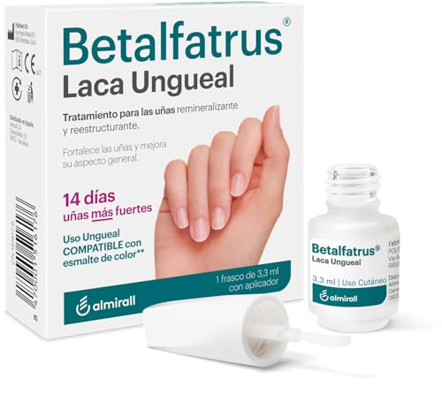 Betalfatrus, Laca Ungueal - Tratamiento para las unas remineralizante y reestructurante, 1 Frasco de 3.3 ml con aplicador