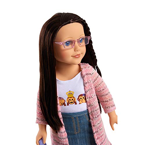 Journey Girls 18-Inch Dana Hand Painted Doll with Brown Hair and Blue Eyes, Amazon Exclusive, by Just Play