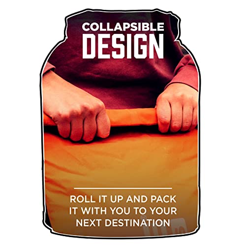 Icemule Classic Medium Collapsible Backpack Cooler – Hands Free, 100% Waterproof, 24+ Hours Cooling, Soft Sided Cooler For Hiking, Camping, Fishing & Picnics, 15 Liter, Fits 12 Cans + Ice, Olive #TOP3