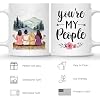 Gossby Personalized Coffee Mug - You're My People - Custom Gift for Women Best Friends, Sisters with Avatars, Names - Long Distance Gift for Friends, Sisters - 4 Women