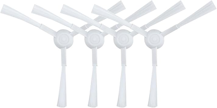 Compatible For Xiaomi S20 / D106 Robot Vacuum Cleaner Accessories Side Brush4pcs white