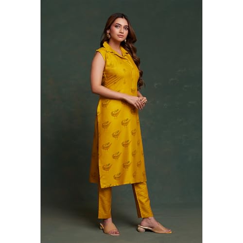 Image of Kurta Set for Women Viscose Rayon Kurta Printed With Pant