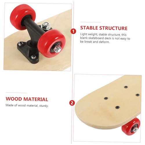 Skateboard DIY HOMSFOU avec planche à peindre et kit graffiti complet - 7
