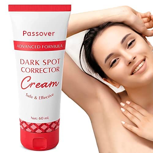 Dark Armpit Remover Underarm Cream - Dark Spot Corrector Cream For Body, Neck, Legs, Armpit, Knees, Elbows, Private areas, Intimate Areas, Inner Thigh with Upgraded Formula, Quick result 60ML