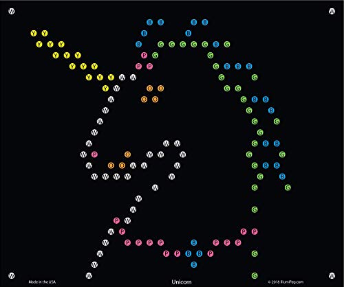 Illumipeg Little Miss Refill Templates For Basic Fun Lite Brite Ultimate Classic (10 Sheets, 7X8) #TOP6