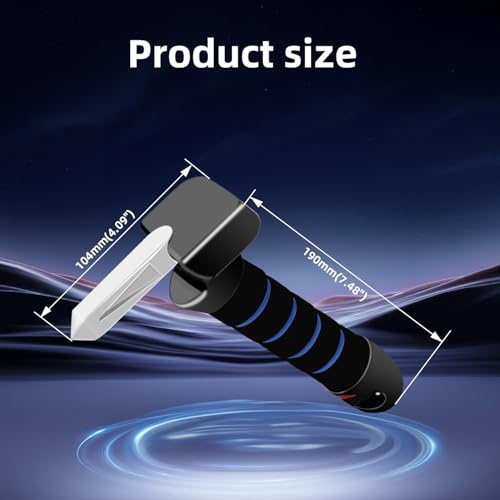Image of Blue 1Pcs Car Door Handle for Elderly Elderly Assistance Products Pocket Door Handles Handicap Grab Bars Car Handle Assist Seatbelt Cutter, Window Breaker, Car Door Latch Handle