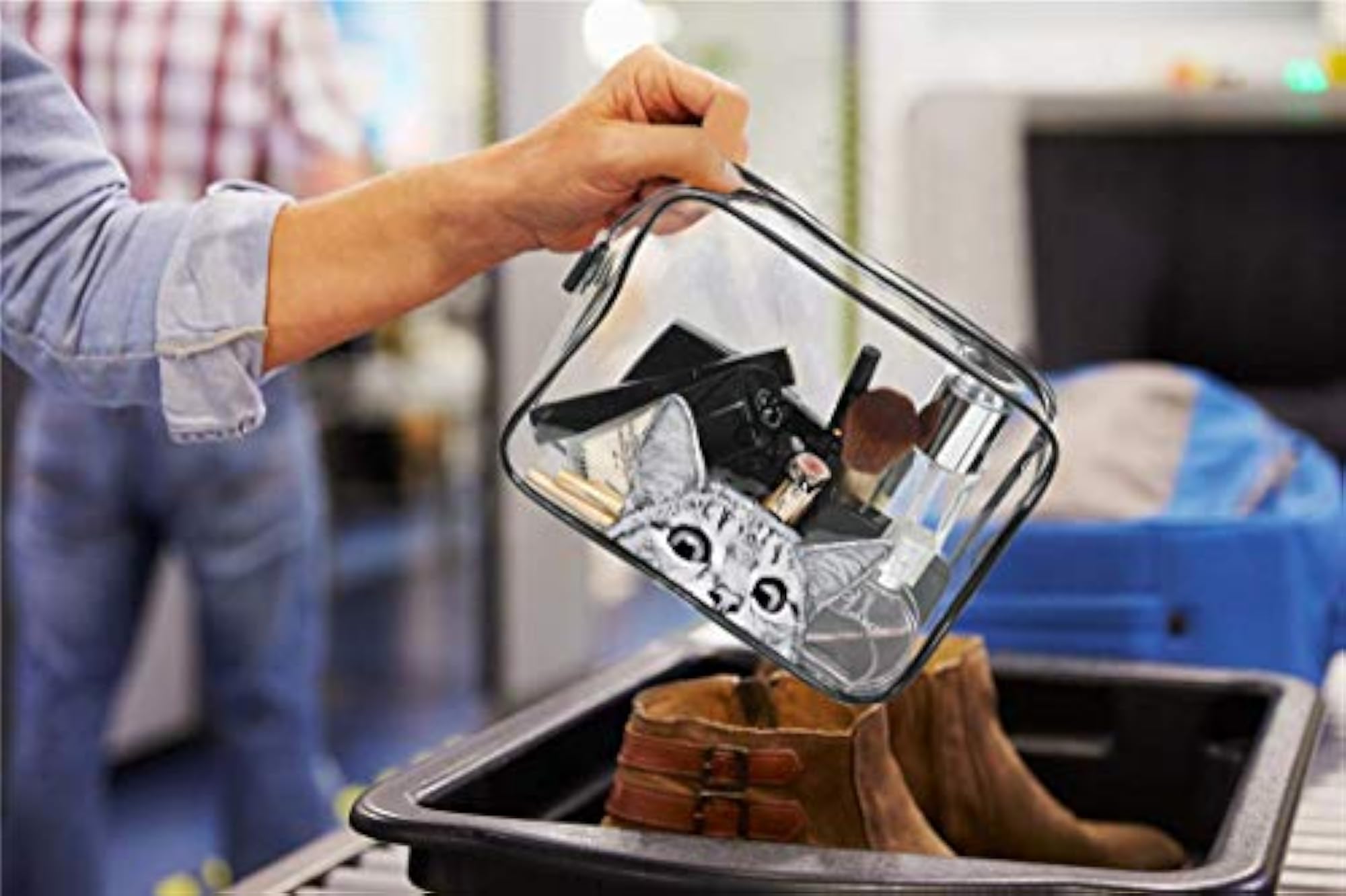 Waterproof Plastic Travel Bag for Toiletries