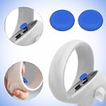 16pcs Joystick Cap, Silicone Thumbstick Thumb Grip Stick Cap Cover Replacement Parts Compatible with Meta Oculus Quest 2 Controller Handle Rocker Silicone Caps (Multi-Color)