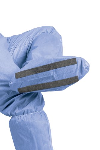 Medline Nonskid Boot Covers, Knee-High with Hook-and-Loop Closure, Fluid-Resistant Material, Foam Bottom, Blue, Size XL (Fits Up to Men's Size 15 and Women's Size 16.5), Case of 150 Each