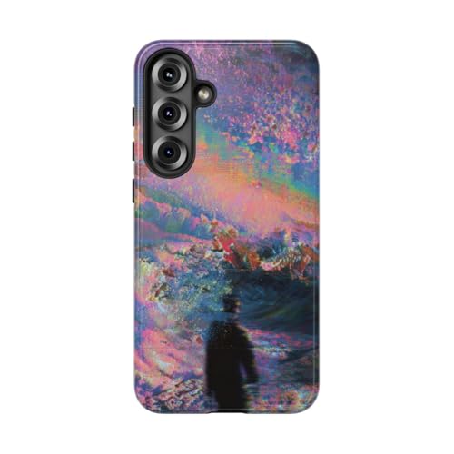 Coque Samsung S25 Plus bleu abstrait pour sublimer votre quotidien urbain