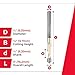 Amana Tool Solid Carbide Aluminum Cutting Spiral Flush Trim Router Bit, ZrN Coated, 51522-Z, Down-Cut 1/4 Dia x 1/2 Cut Length x 1/4 Shank x 3 Inch L