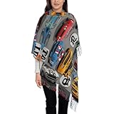 Stilvolle Quasten-Details: Mit modischen Quasten verleiht dieser Schal Ihrem Look einen Hauch von Eleganz und Einzigartigkeit. Der weiche, mittelschwere Stoff mit dezentem Glanz ist perfekt zum Tragen über Mänteln, Pullovern oder Anzügen.