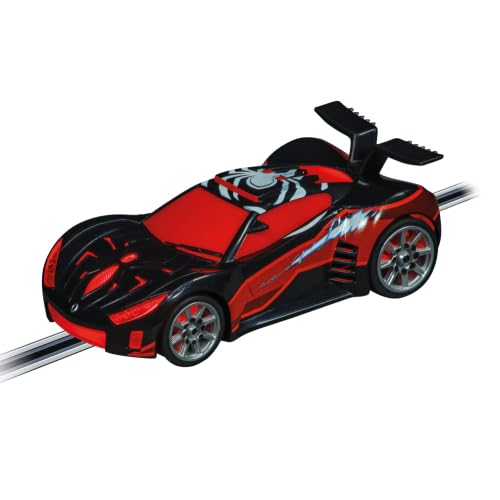 Carrera GO!!! 20064265 Spider-Man Speed Shifter Black I 1:43 Scale Slot Car I With Original License I Suitable For Ages 6 Years+