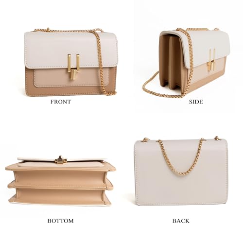 Color Block Crossbody Bags for Women Leather Purses Designer Satchel Handbags Shoulder Bag2