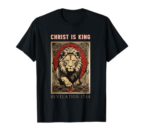 Jesús León de Judá Cristo es Rey Fe Camiseta