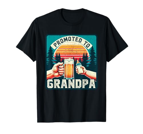 Promoted to Grandpa, Soon to Be New Future Grandfather to Be T-Shirt